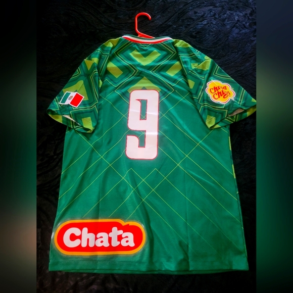 MEXICO Soccer Jersey Men Size small to medium Green/ Yellow - Picture 2 of 2